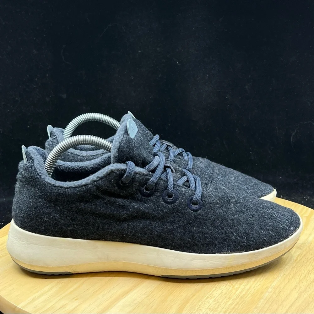 Allbirds Mizzle Wool Runner Charcoal Running Shoes Comfort Lace Up Size 10 Wmns